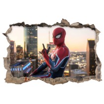 Vinilos paredes spider man miles morales 3d